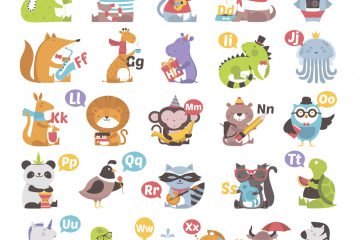 английский алфавит для детей с животными