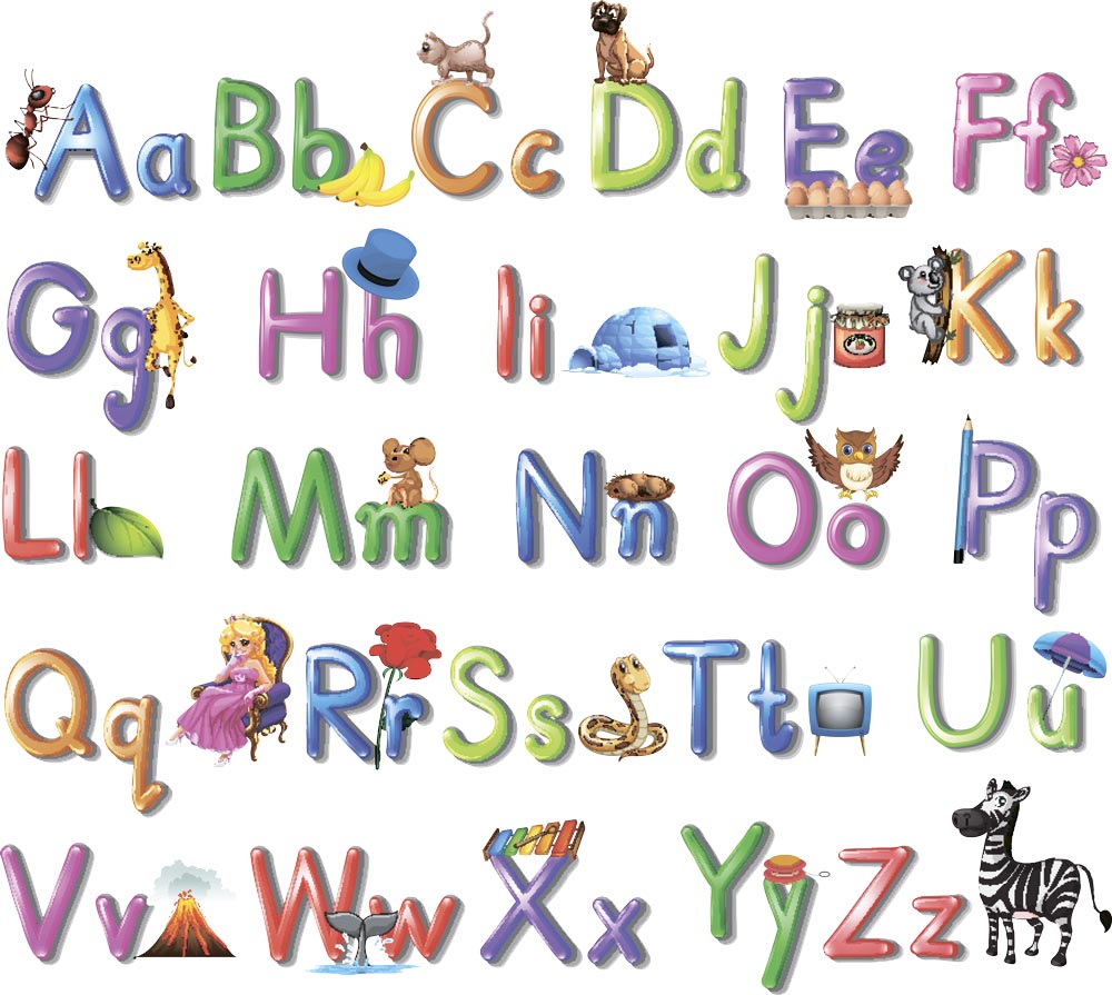 распечатать английский алфавит для детей